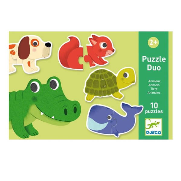 Puzzle Duo Tiere 20 Teile
