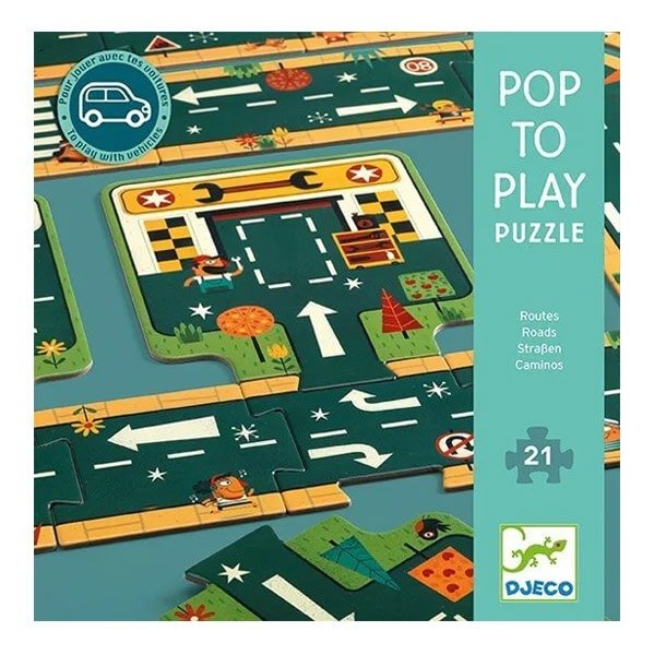 Puzzle Pop to play Strassen 21 Teile