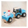 Traktor mit Anhaenger und Milchkannen 4