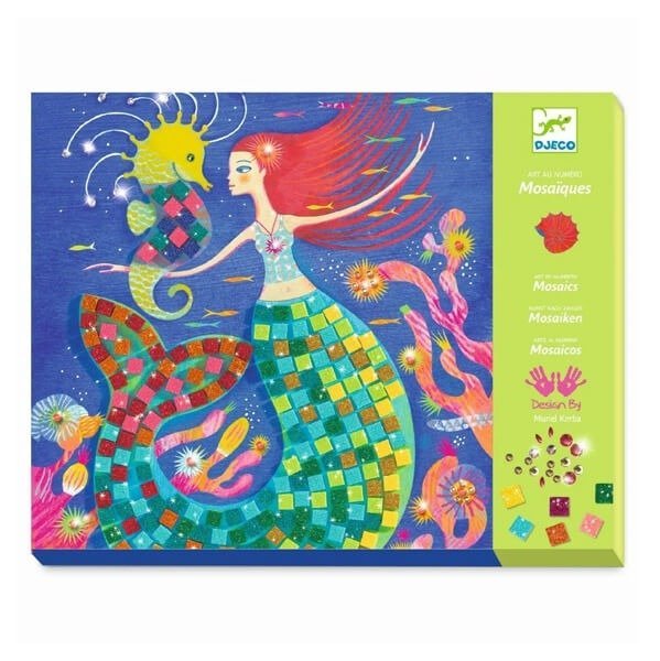Kollage Mosaik Der Gesang der Meerjungfrauen