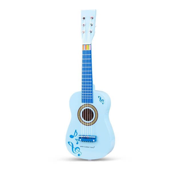 Gitarre blau mit Notenheft 2
