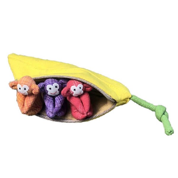 Hickups 3 Äffchen in einer Banane
